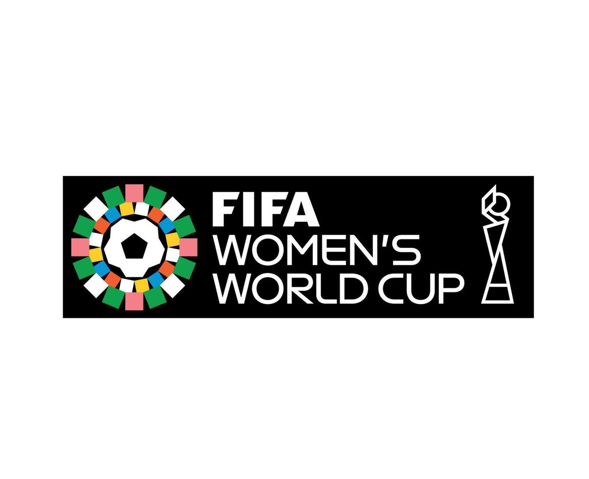 Fifa Women S World Cup 2023 Official Logo Symbol Design Abstract Illustration Free Vector