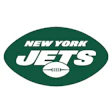 New York Jets NFL team logo with green oval background
