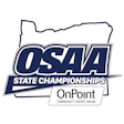 OSAA State Championships logo with Oregon state outline and OnPoint Credit Union