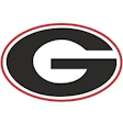 University of Georgia Bulldogs official athletic logo with black G