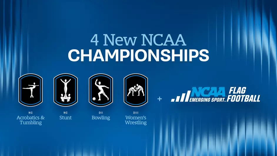 NCAA announces 4 new championships: Acrobatics, Stunt, Bowling, Women's Wrestling