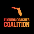 Florida Coaches Coalition logo with orange state map outline