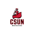 CSUN Matadors logo featuring a red-clothed matador in dynamic pose