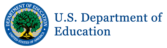 U.S. Department of Education official seal and logotype