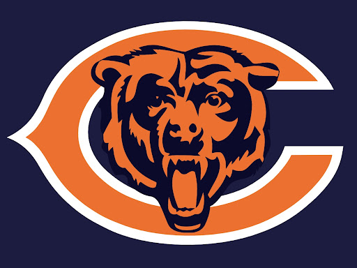 Chicago Bears NFL team logo with roaring bear head inside orange letter C