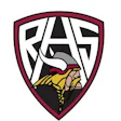 RAS shield logo with stylized Viking head in burgundy, white, and gold