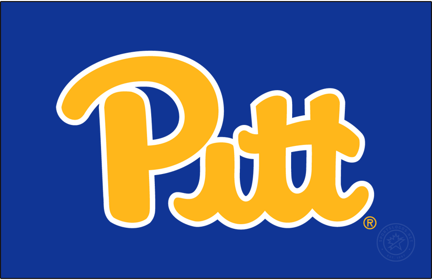 Pitt Panthers official athletics logo in yellow and blue