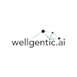 Wellgentic.ai logo with interconnected nodes in teal and black