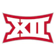 Big 12 Conference logo featuring crimson red shield with white XII text and directional arrows
