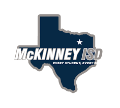 McKinney ISD logo featuring Texas state outline with star and text