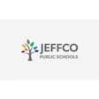 Jeffco Public Schools logo featuring a colorful tree with multi-colored leaves and gray text