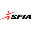 SFIA logo featuring red stylized figure with black text wordmark