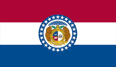 Commemoration State Flag Tricolor Missouri French Amount 1913