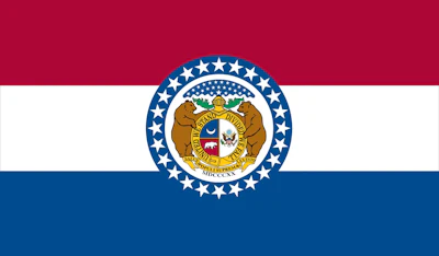 Commemoration State Flag Tricolor Missouri French Amount 1913
