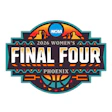 2026 NCAA Women's Final Four Phoenix tournament logo with basketball emblem and teal, orange, and gold design