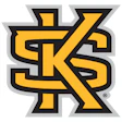 Kansas State Wildcats logo featuring interlocked gold K and S letters with black outline
