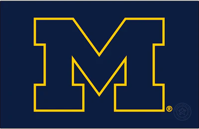 Michigan Wolverines Logo Alt On Dark 19944545