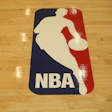 Nba Logo On Robbins Floor