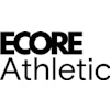 ECORE Athletic logo with black circular icon and sans-serif text