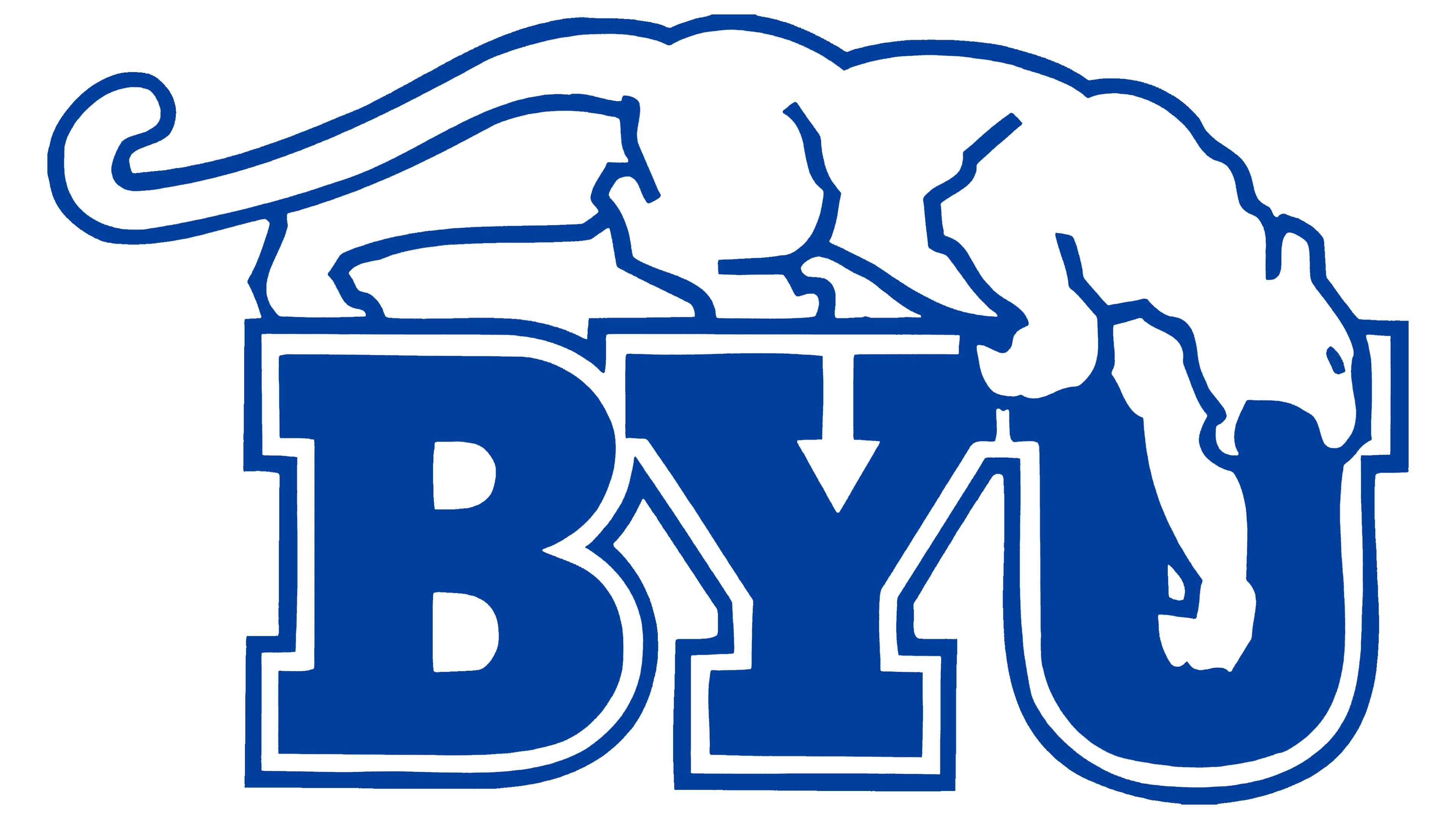 Byu Cougars Logo 1982