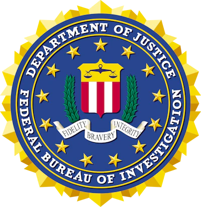 New Seal Of The Federal Bureau Of Investigation svg
