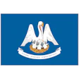 2x3 Louisiana Flag Image 64907