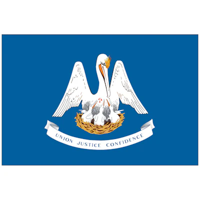 2x3 Louisiana Flag Image 64907