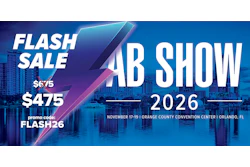 Flash sale poster for 2026 Auto Show in Orlando, Florida, November 17-19, featuring price reduction from $675 to $475 with promo code FLASH26