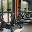 Commercial Gym Bike Tread Empty Floor