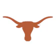 Texas Longhorns burnt orange longhorn steer head logo with registered trademark symbol