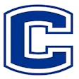 Navy blue and white 'C' logo in shield emblem design