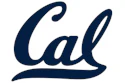 UC Berkeley Cal logo in navy blue script lettering