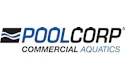 PoolCorp Commercial Aquatics logo with blue wave symbol and text