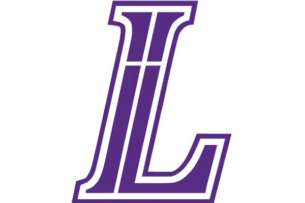 University of Louisville purple 'L' logo with white outline