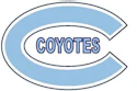 Coyotes blue C logo with team name text