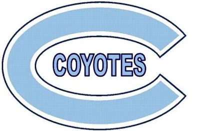 Coyotes blue C logo with team name text