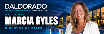 Daldorado welcomes Marcia Gyles as Director of Sales with professional headshot and modern architectural background
