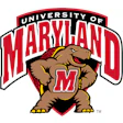 University of Maryland Testudo mascot logo featuring a brown terrapin with red shell and gold accents holding an M shield