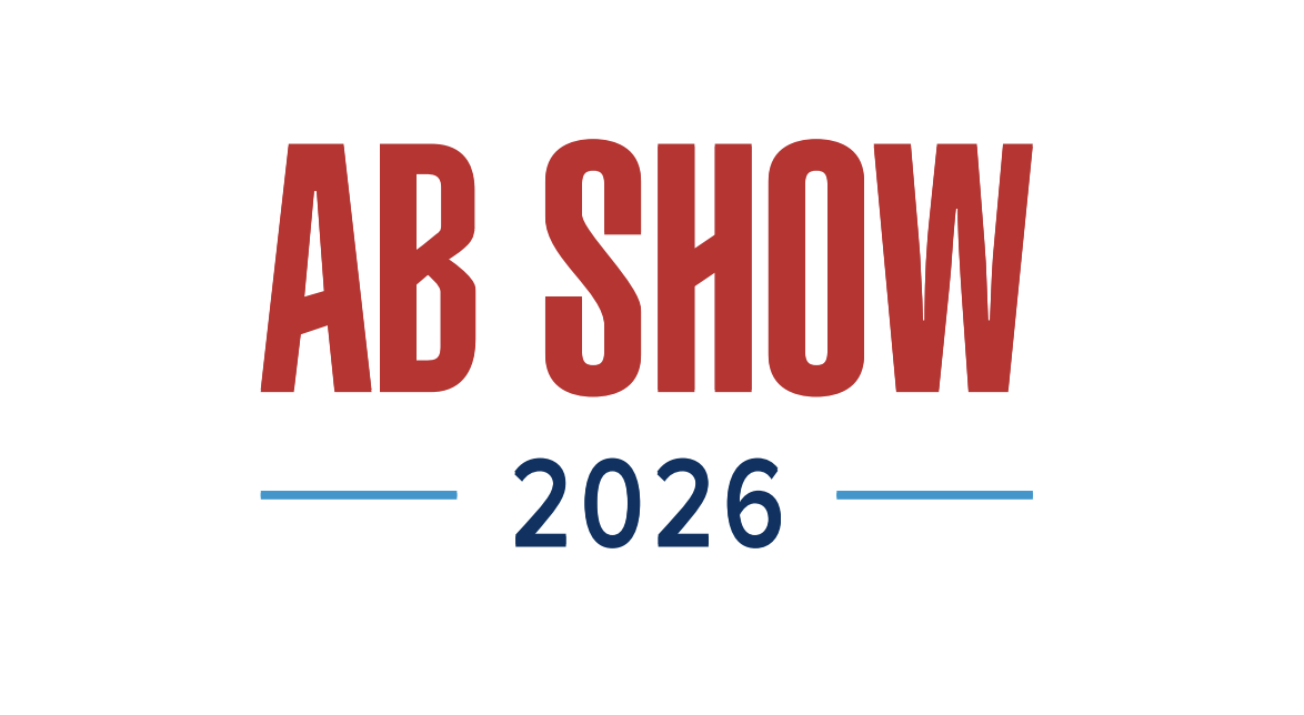 AB Show 2026 event logo in red and blue