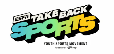 ESPN Take Back Sports youth sports movement logo powered by Disney
